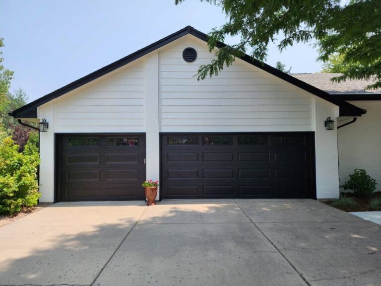 Roofing and exterior company repaired roof, gutters and paint on this home in littleton, colorado
