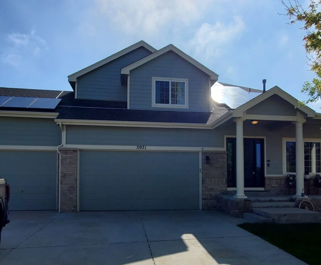 Roof replacement in Longmont Colorado